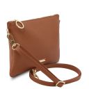 TL Bag Soft Leather Clutch Cognac TL142029
