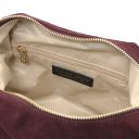 Sierra Suede Leather Shoulder bag Bordeaux TL142419