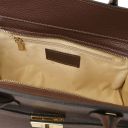 Origami Bolso en Piel Café TL142507