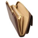 Urania Leather Wallet/phone Holder With Strap Coffee TL142433