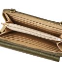 Urania Lederbrieftasche/Handyhalter mit Tragegurt Tannengrün TL142433