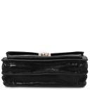 Max Elegante Handgelenktasche/Herrentasche aus Leder Schwarz TL8075