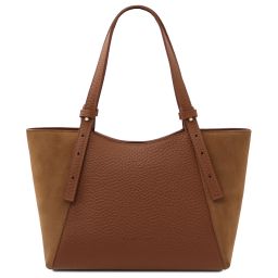 Libra Schultertasche aus Leder Cognac TL142508