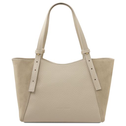 Libra Sac Bandoulière en Cuir Beige TL142508