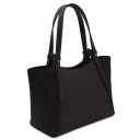 Libra Schultertasche aus Leder Schwarz TL142508
