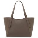 Libra Leather Shoulder bag Dark Taupe TL142508
