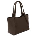Libra Leather Shoulder bag Dark Brown TL142508