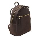 Arco Mochila en Piel Marrón oscuro TL142509