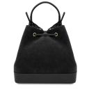 Minerva Borsa Secchiello in Pelle Nero TL142476