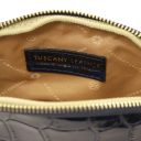 Vera Neceser en Piel Efecto Coco Azul oscuro TL142514