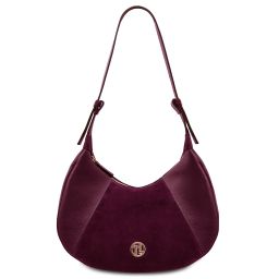 Goccia Bolso Hobo en Piel Bordeaux TL142515