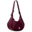 Goccia Leather Hobo bag Bordeaux TL142515