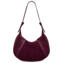 Goccia Bolso Hobo en Piel Bordeaux TL142515