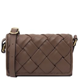 Tarte Leather Shoulder bag Темный серо-коричневый TL142518