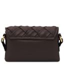 Tarte Sac Bandoulière en Cuir Marron foncé TL142518