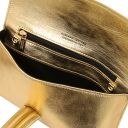 TL Bag Clutch aus Metallic-Leder Gold TL141993