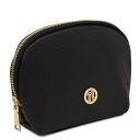 Itaca Mochila en Piel y Neceser en Piel Suave Negro TL142523