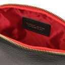 Itaca Mochila en Piel y Neceser en Piel Suave Negro TL142523