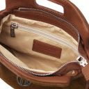 Nomade Bolso Noche en Piel de Gamuza con Flecos Cognac TL142496