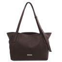 TL Bag Bolso Shopping en Piel Suave Marrón oscuro TL142230