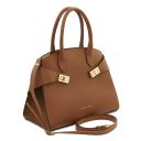 Coccola Leather Handbag Cognac TL142421