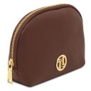 Formentera Leather Handbag and Soft Leather Toiletry Case Coffee TL142524