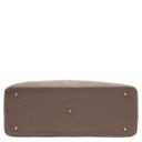 Tenace Bolso de asa Larga en Piel Agamuzada Marrón topo oscuro TL142525