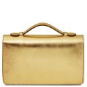Opera Metallic Leather With Chain Strap Gold TL142519