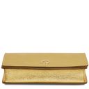 Opera Clutch aus Metallic-Leder mit Schulterkette Gold TL142519