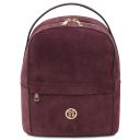 Volta Suede Leather Backpack Bordeaux TL142517
