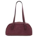 Eclaire Suede Leather Shoulder bag Bordeaux TL142516