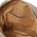 Volta Suede Leather Backpack Dark Taupe TL142517