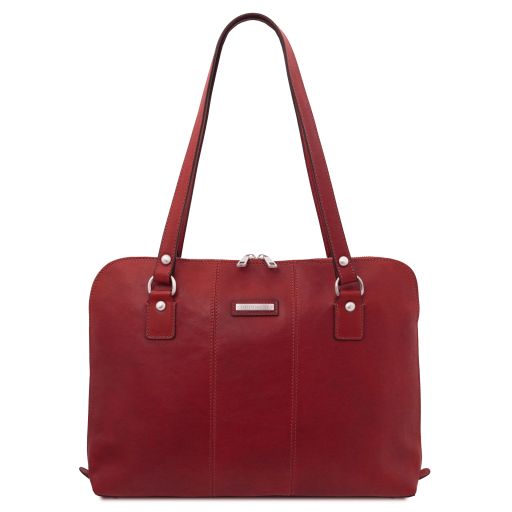 Ravenna Damen Business Tasche aus Leder Rot TL142426