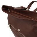 London Soft Leather Backpack Coffee TL142502