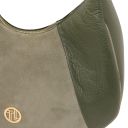 Goccia Leather Hobo bag Forest Green TL140941