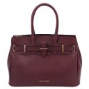 TL Bag Leather Handbag Bordeaux TL142174