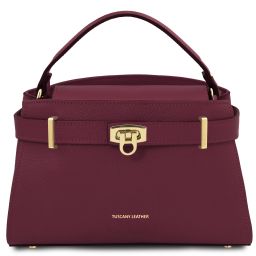 Maisy Sac Cabas en Cuir Bordeaux TL142458