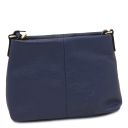 TL Bag Borsa a Tracolla in Pelle Morbida Blu scuro TL142007