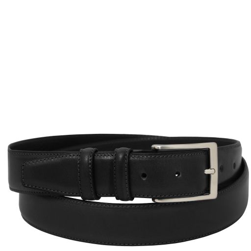 Classic Full-grain Leather Belt 35mm Black TL142532