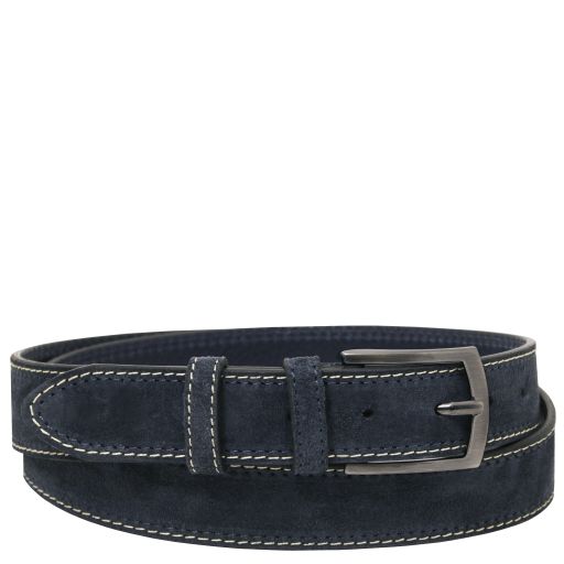 Casual Suede Leather Belt 35mm Темно-синий TL142537