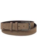 Casual Wildledergürtel 35mm Taupe TL142537