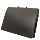 Canova Leather Doctor bag Briefcase 3 Compartments Black TL141186