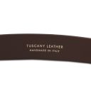 Handcrafted Leather Belt 40mm for Jeans Dunkelbraun TL142527