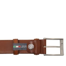 Classic Full-grain Leather Belt 35mm Brown TL142532