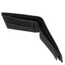 Exclusive 2 Fold Leather Wallet for men With Coin Pocket Black TL142552