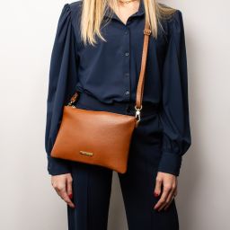 TL Bag Soft Leather Clutch Dark Blue TL142029