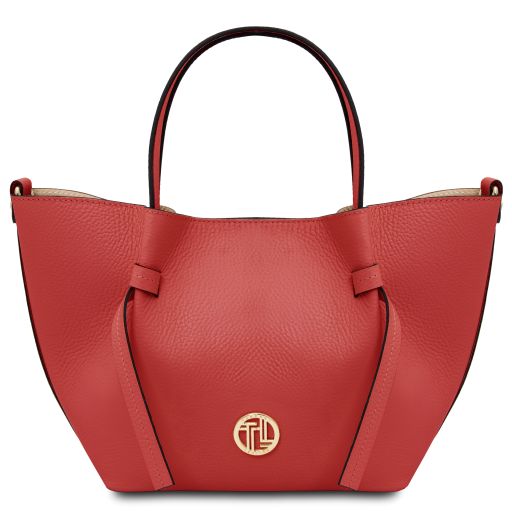 Legame Leather Handbag - Small Size Coral TL142482