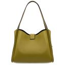 Soave Soft Leather Handbag Green TL142583