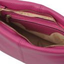 TL Bag Soft Leather Shoulder bag Fuchsia TL141720