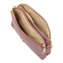 Lily Sac Bandoulière en Cuir Souple Lilas TL142375